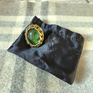 [pre-owned]YSL Cabochon Chain Cocktail Ring